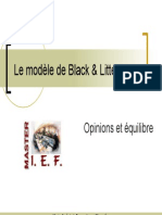 Le Modèle de Black & Litterman