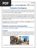 Relações Ecológicas