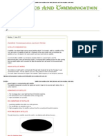 Satellite Communication Lecture Notes - Electronics and Communications Lecture Notes