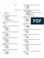 AP Environmental Science Atmosphere Quiz