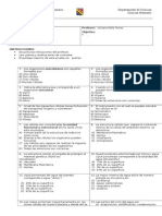 Prueba Ciencias Naturales 5° Básico