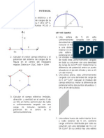 Problemas Campo Electrico y Potencial Producido Por Cargas