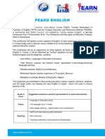 Tunisia Speaks English - Conference Programme PDF