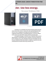 Workstation Heat and Power Usage: Lenovo ThinkStation P500 vs. HP Z440 Workstation