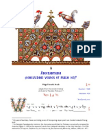 Anoixantaria Mode Plagal of The Fourth Mode. Concluding Verses To Psalm 103