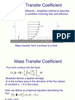 Mass Transfer Coefficient