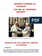 La Sinagoga Contra La Iglesia: Historia de La "Nostra Aetate"