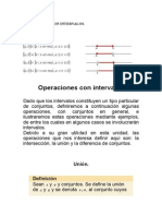 Operaciones Con Intervalos