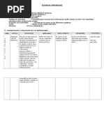 Sesión de Aprendizaje Sobre El Acento en Las Palabras.