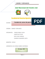 Informe de Carne Curado