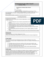 Grade 7 Cybersmart Lesson Plan