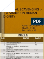 Manual Scavenging (Science Project)