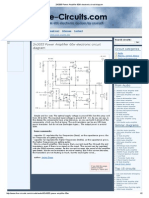 2N3055 Power Amplifier 60W Electronic Circuit Diagram