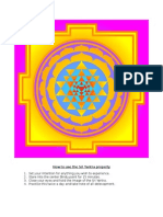 How To Use The Sri Yantra Properly - Electromagnetic Meditation Print-Out