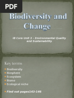 Biodiversity and Change