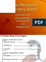 Drugs Affecting The Respiratory System