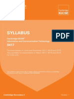 Ict Syllabus