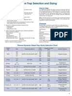 Steam Trap Selection and Sizing