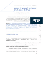 Han Asesinado Al Alcalde - Un Juego para La Clase de ELE PDF