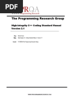 (Ebook) - C++ - The High-Integrity C++ Coding Standard Manual - Coding Style and Best Practice