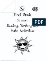 First Grade Summer Packet