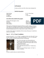 Cold Air Return in Basement: List of Materials Needed For The Project