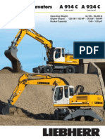 A 924 C Wheeled Excavators A 914 C