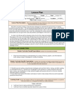 Lesson Plan: Curriculum Connections