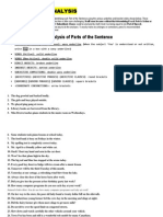 17: Sentence Analysis: Symbols For Graphic Analysis of Parts of The Sentence