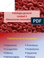 UNIDAD 3 Alteraciones Hemodinámicas