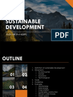 Sustainable Development PDF