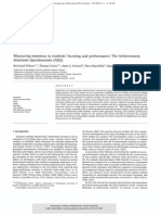 Measuring Emotions in Students' and Performance: The Achievement Emotions Questionnaire