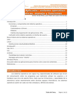 Informática Aplicada:: Sistema Operativo. Características, Manejo y Funciones