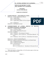 2010-03-24 US District Court, Central District of California: Local Rules of Court, Chapters 1-4 S