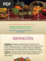 Frutas Verduras y Hortalizas