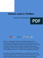 Colours Used in Thrillers