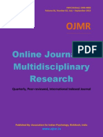 Online Journal of Multidisciplinary Research, Vol 1