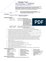 Resume Christopher J Croom 2015 Revised