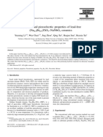 REFERENSI TAYueming Li Wen Chen Jing Zhou Qing Xu Huajun Sun Renxin Xu - Dielectric and Piezoelecrtic Properties of Lead-Free