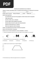 Prueba de Isometria y Ecuaciones Iiii