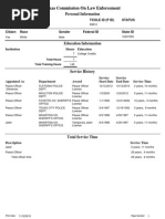 Tommy Tipton's TCOLE File