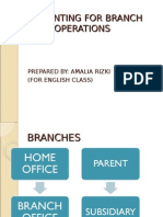 Accounting For Branch Operations