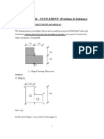 CE366 Tutorial2 Settlement CE 366 - SETTLEMENT (Problems & Solutions)