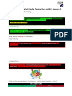 Handout - CDMP Unit 8 Lesson 7