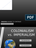 Colonialism vs. Imperialism