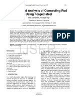 Design and Analysis of Connecting Rod Using Forged Steel PDF