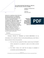 Motion - Substantiated Allegations of Foreclosure Fraud That Implicates The Florida Attorney General's Office and The Florida Default Law Group