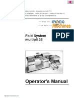 MBM 352s Auto Air Suction Paper Folder Manual1