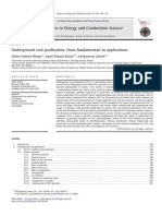 Underground Coal Gasification From Fundamentals To Applications