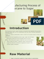 Manufacturing Process of Sugarcane To Sugar